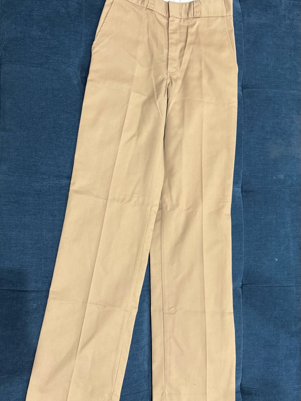 Vintage Wrangler Men's Tan High Rise Straight-Leg Dress Pants